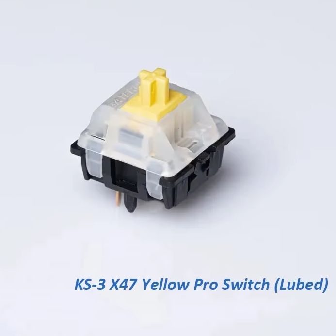 Pc Gaming Yellow - Gateron Milky Top Black Bottom Yellow