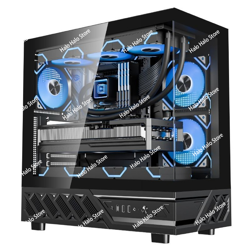 White Seaview ATX PC Case Temp - Pc Gaming Liquid 评论和价格