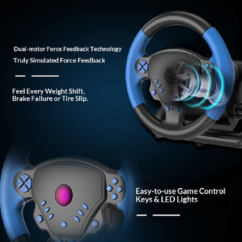 Racing Game Steering Wheel Wir - Pc Gaming Entry 评论和价格