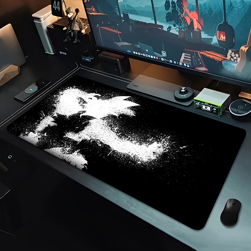 DBZ Black Anime Mouse Pad Drag - Gaming Pc Equipment 评论和价格