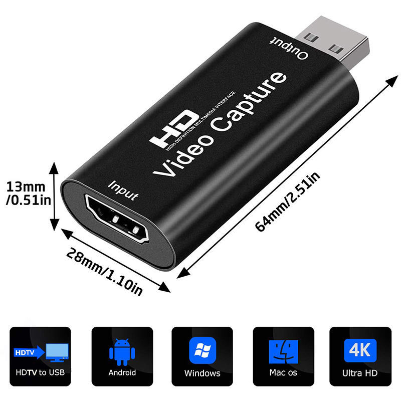 USB 2.0 Video Capture Card HD  - Pc Gaming Game 评论和价格