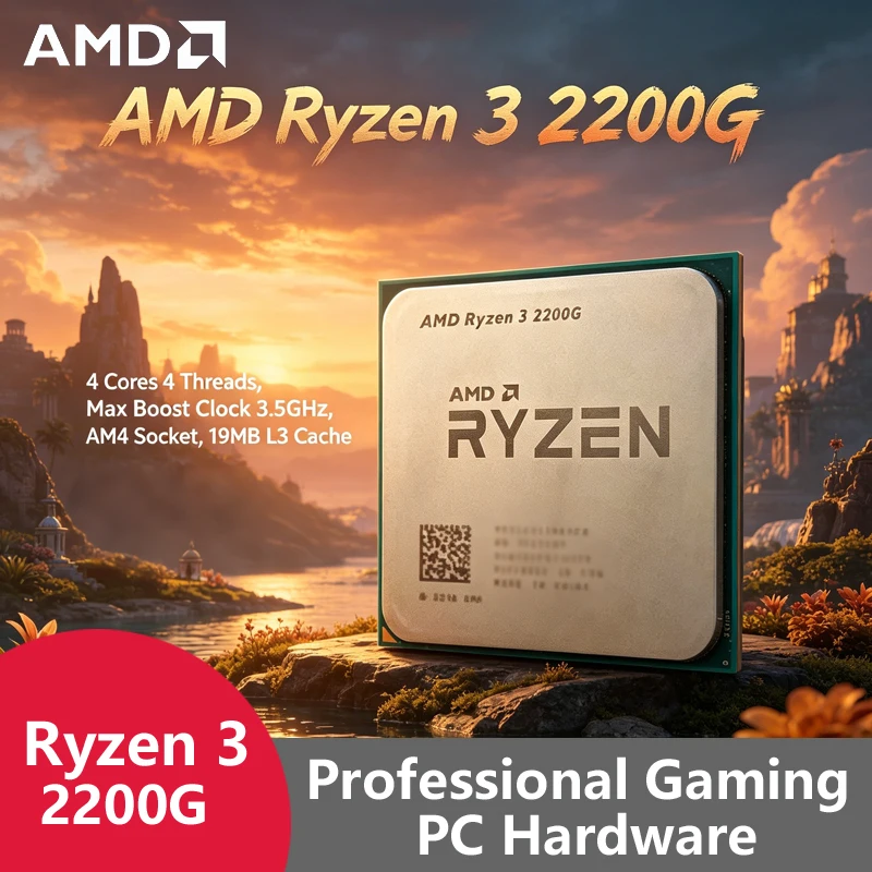 AMD Ryzen 3 2200G AM4 Budget A - Pc Gaming Entry 评论和价格