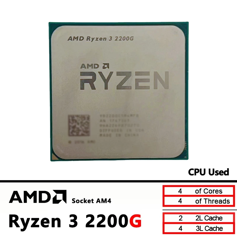 AMD Ryzen 3 2200G AM4 Budget A - Pc Gaming Entry 评论和价格