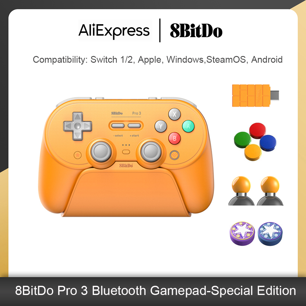 8BitDo Pro 3 Bluetooth Gaming  - Pc Gaming Apple 评论和价格