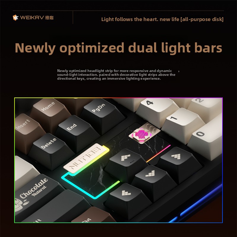 WEIKAV NUT108 Mechanical Keybo - Gaming Pc Equipment 评论和价格
