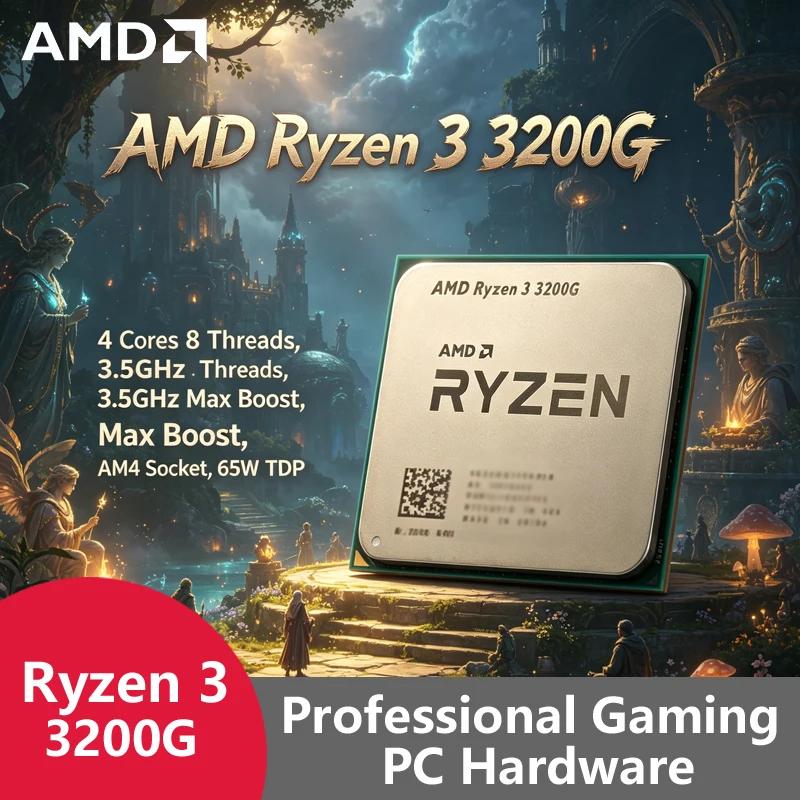 AMD Ryzen 3 3200G AM4 Entry Ga - Pc Gaming Entry 评论和价格