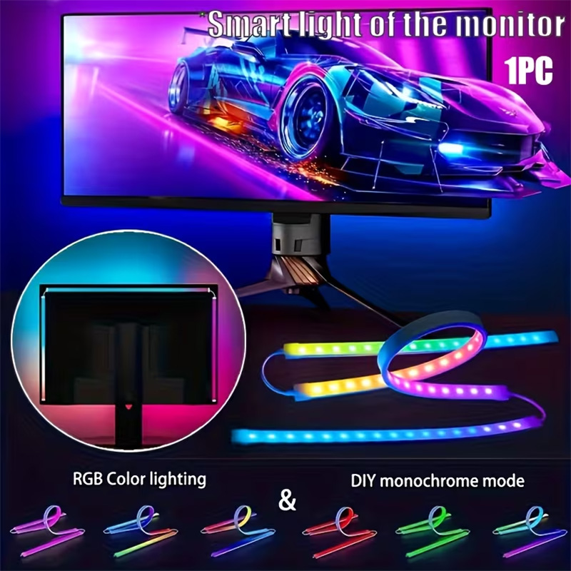 RGB Gaming Lights Strip Monito - Pc Gaming Game 评论和价格