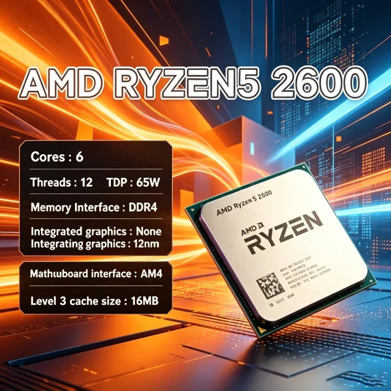 AMD R5 2600 AM4 CPU 6 Cores 12 - Pc Gaming Entry 评论和价格