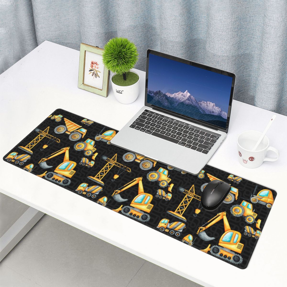 Large Mouse Pad Yellow Constru - Pc Gaming Yellow 评论和价格