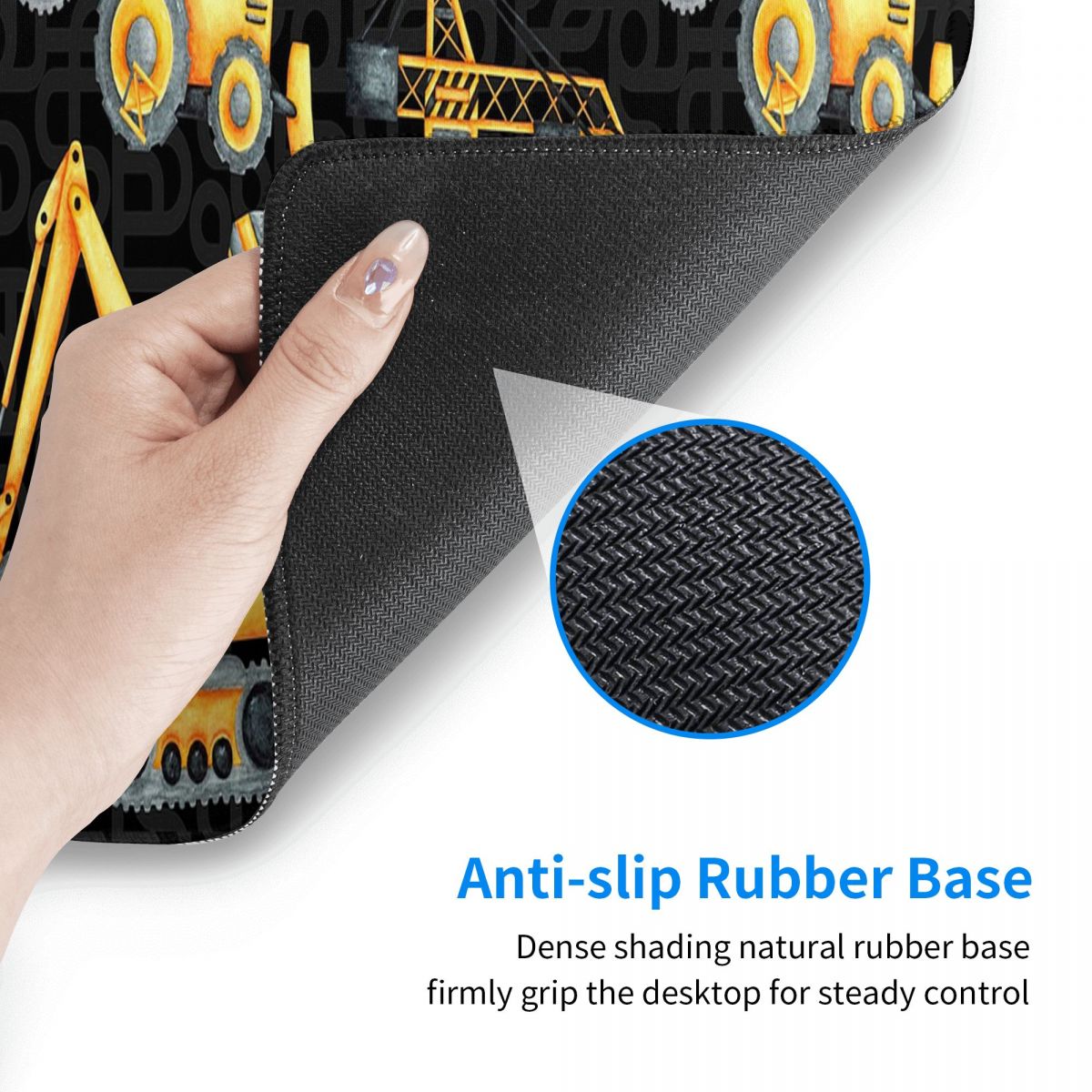 Large Mouse Pad Yellow Constru - Pc Gaming Yellow 评论和价格