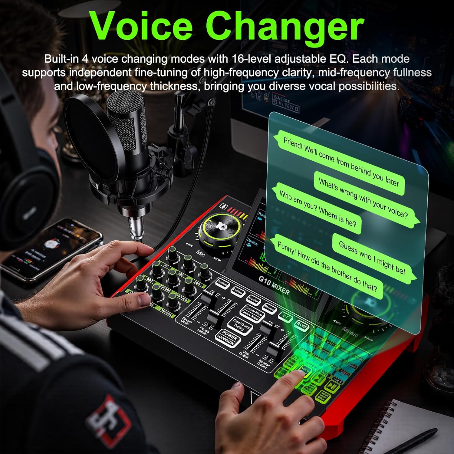 Tenlamp G10 Live Streaming Aud - Gaming Pc Equipment 评论和价格