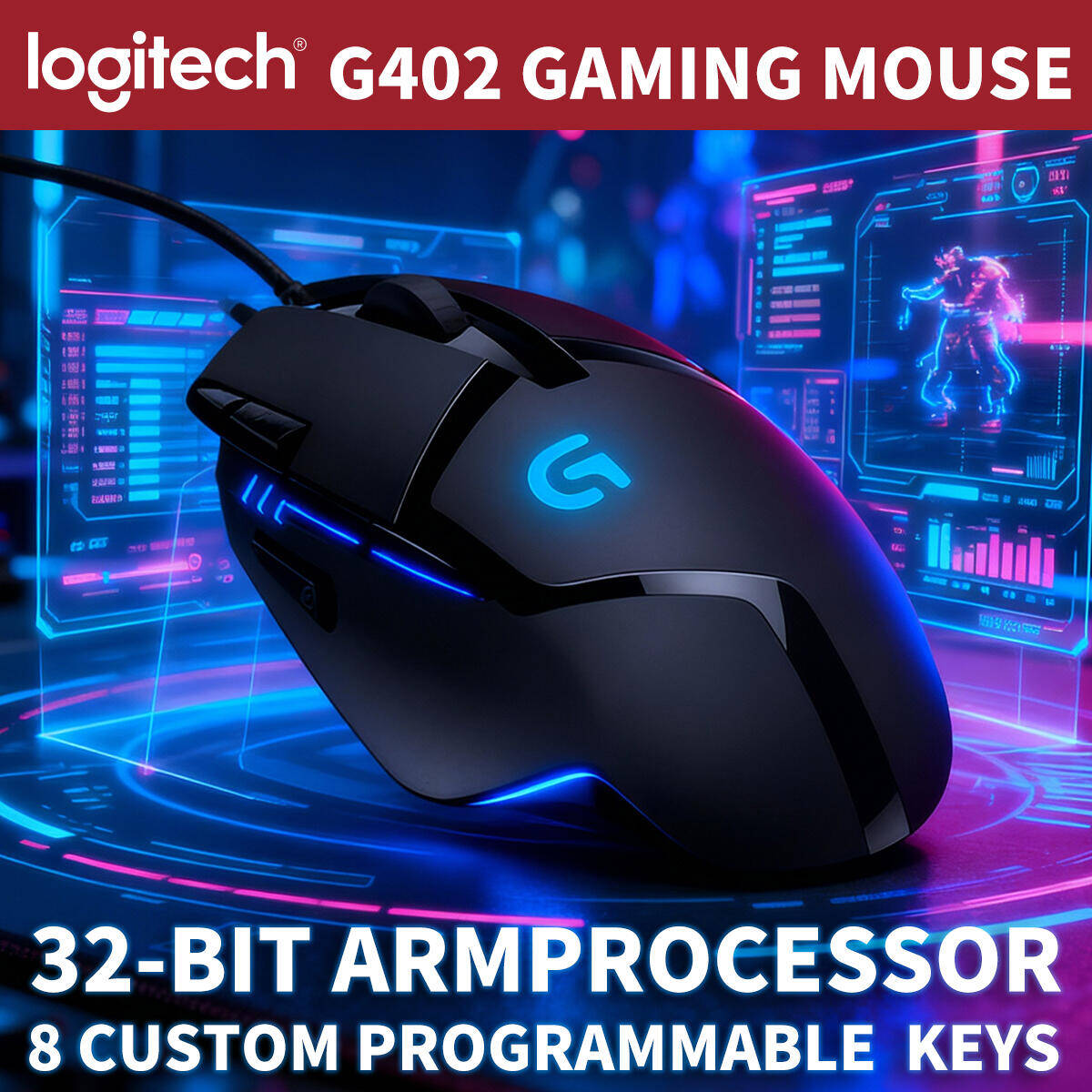 Logitech G402 Hyperion Fury Ga - Pc Gaming Entry 评论和价格