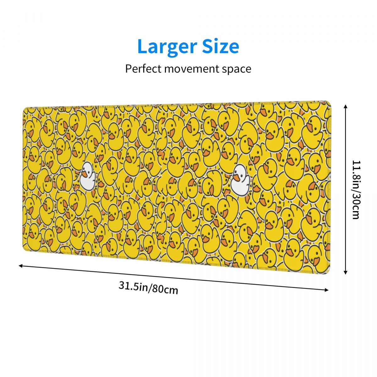 Yellow Duck Pattern Large Mous - Pc Gaming Yellow 评论和价格
