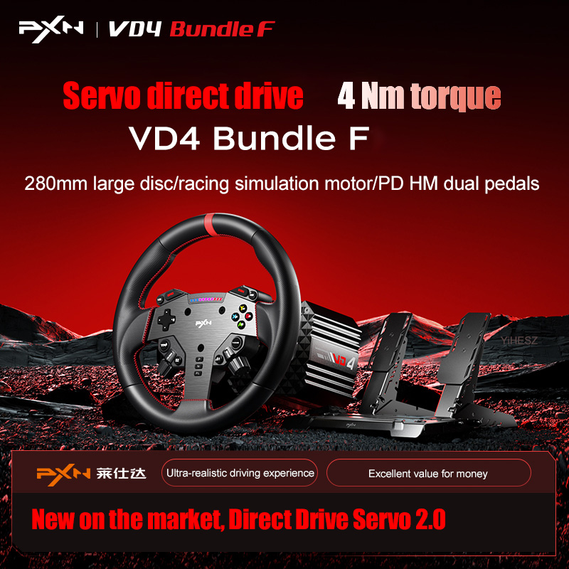 PXN V4D Bundle Racing Wheel PX - Pc Gaming Entry 评论和价格