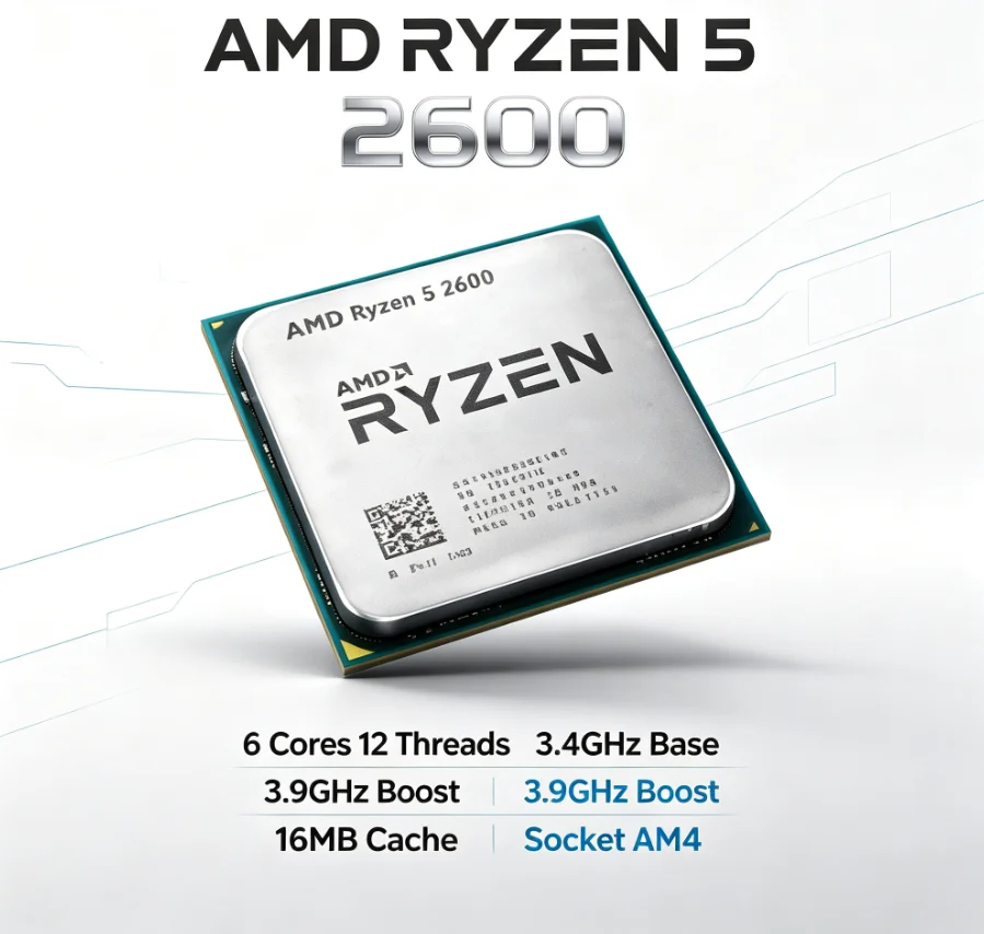 AMD Ryzen 5 2600 12nm Manufact - Pc Gaming Entry 评论和价格