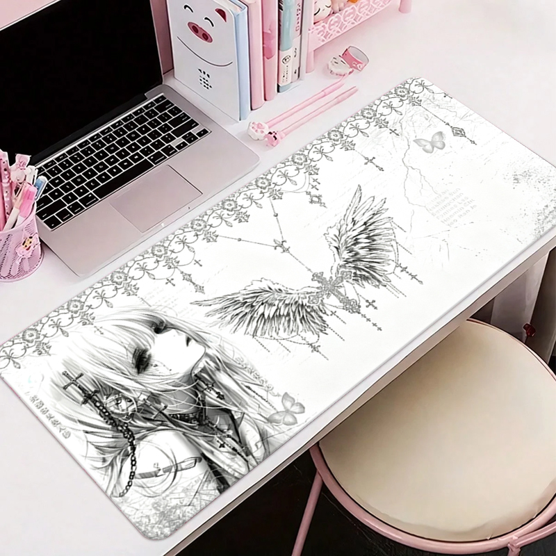 Leather Mousepad Black White A - Gaming Pc Equipment 评论和价格