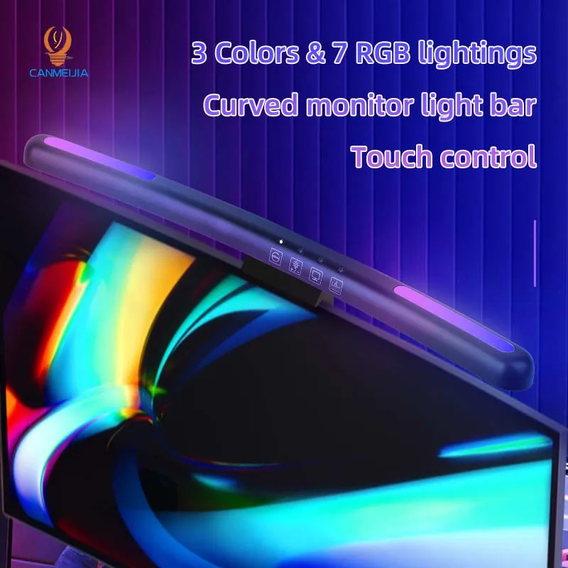 Curved LED Monitor Light Bar U - Pc Gaming Game 评论和价格