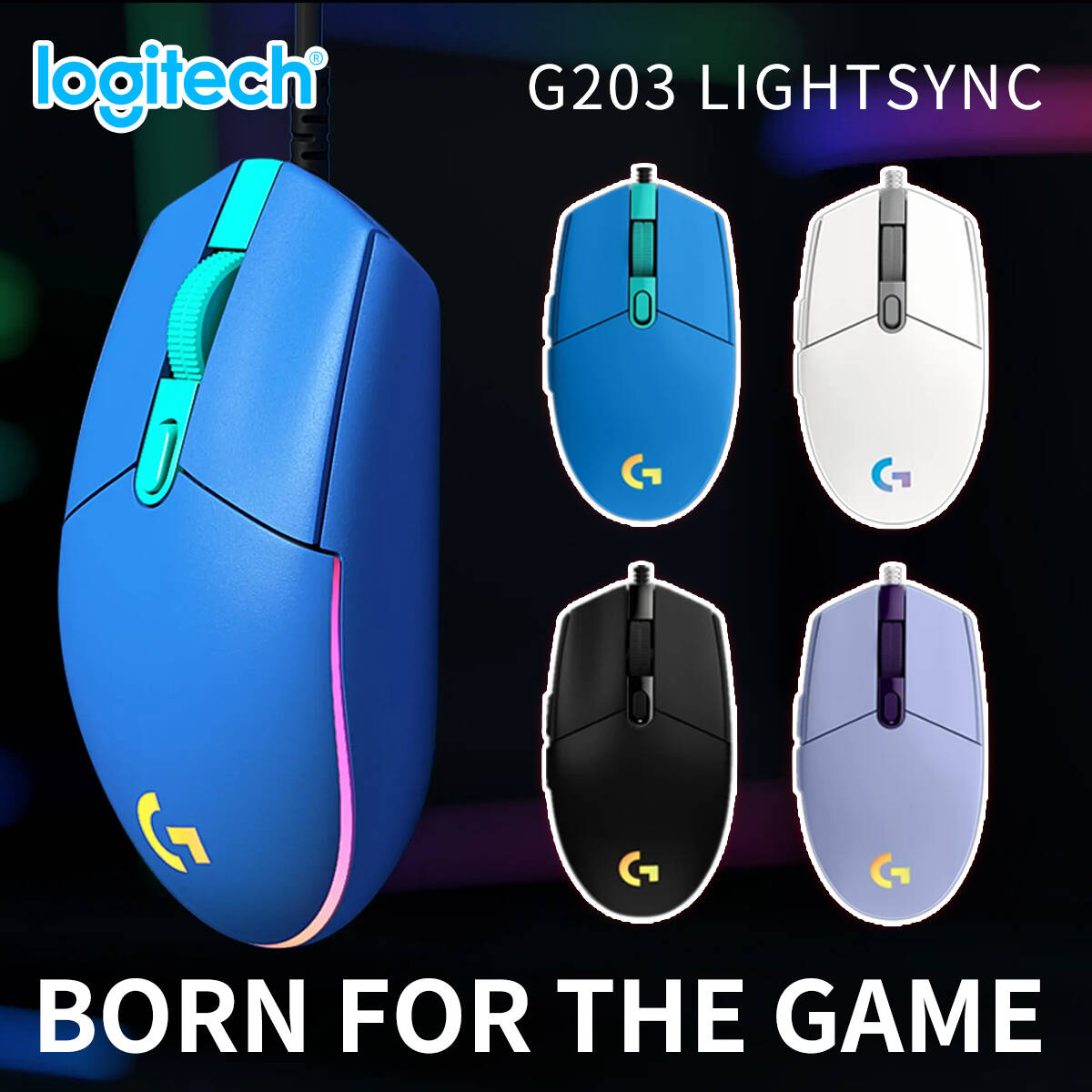 Logitech G203 Wired Gaming Mou - Pc Gaming Entry 评论和价格