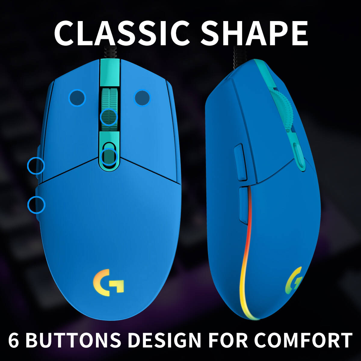 Logitech G203 Wired Gaming Mou - Pc Gaming Entry 评论和价格