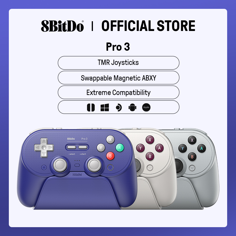 8BitDo Pro 3 Wireless Gaming C - Pc Gaming Apple 评论和价格
